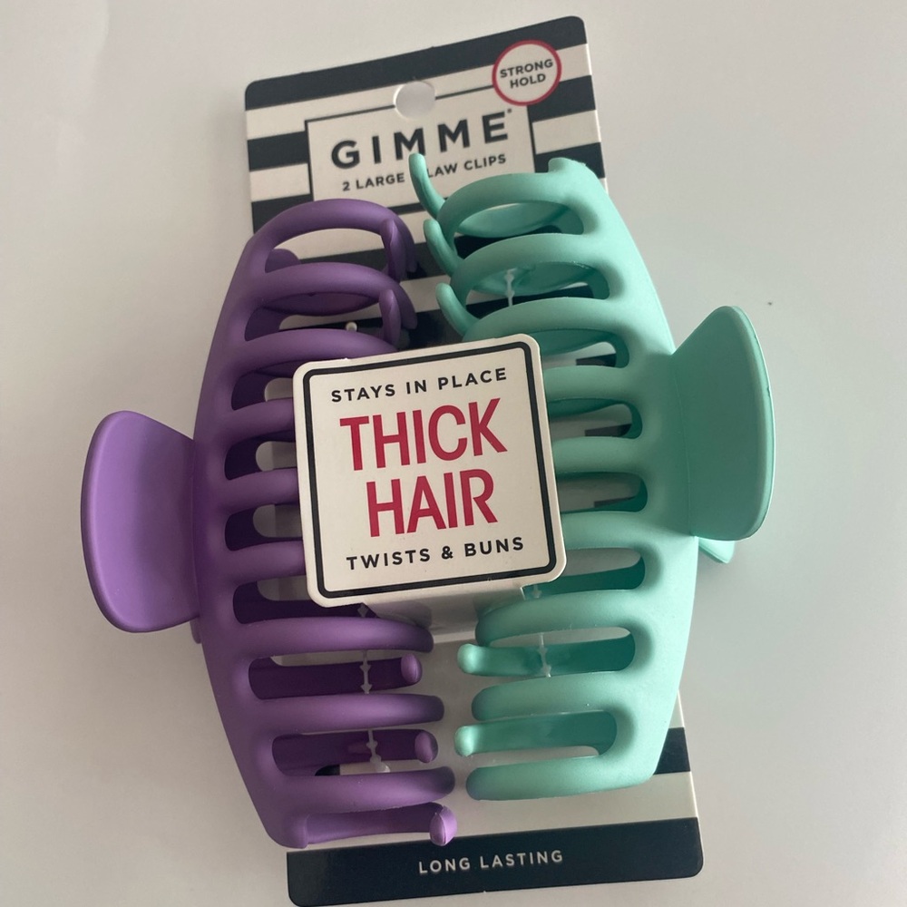 🔴 Thick Hair Claw Clips - Picture 2 of 3